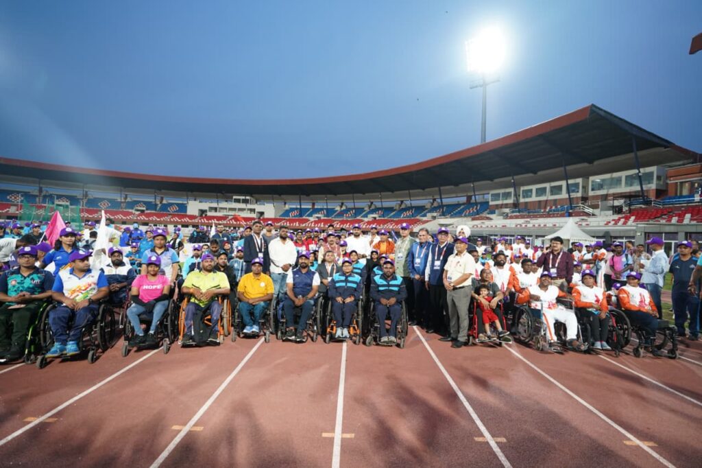 24th National Para Athletics Championship kicks off at Kalinga Stadium