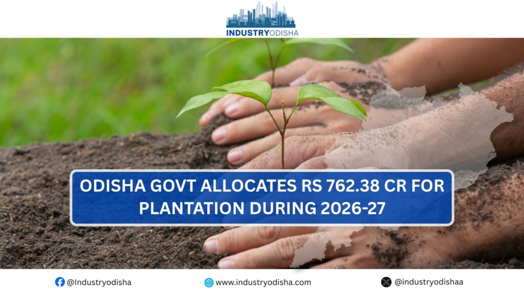 Odisha government plantation drive 2026-27 showing tree planting and forest development initiatives