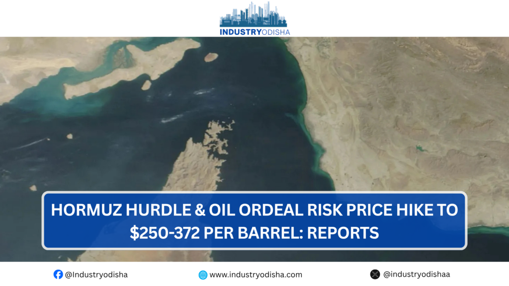 Oil tankers moving through Strait of Hormuz route