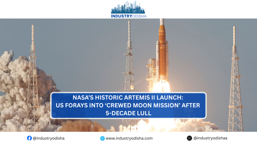 NASA Artemis II crewed moon mission launch