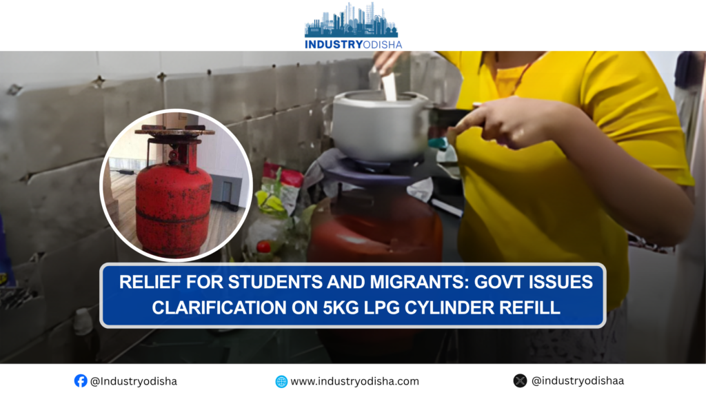 5kg LPG cylinder distribution Odisha