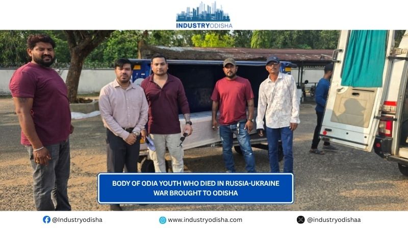 Body of Odia youth who died in Russia-Ukraine war brought to Odisha Body of Odia youth who died in Russia-Ukraine war brought to Odisha