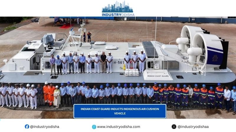 Indian Coast Guard inducts indigenous Air Cushion Vehicle Indian Coast Guard inducts indigenous Air Cushion Vehicle