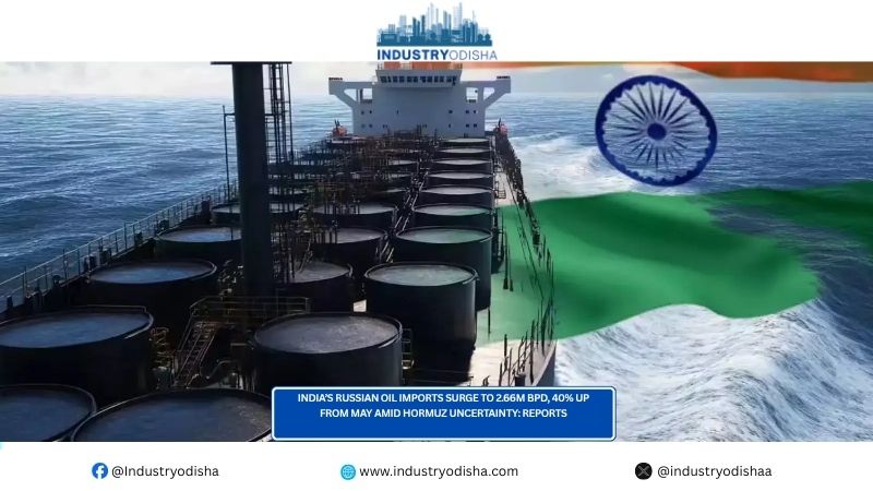 India’s Russian Oil Imports Surge To 2.66M BPD, 40% Up From May Amid Hormuz Uncertainty: Reports India’s Russian Oil Imports Surge To 2.66M BPD, 40% Up From May Amid Hormuz Uncertainty