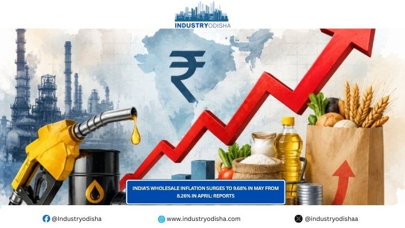 India’s Wholesale Inflation Surges To 9.68% In May From 8.26% In April: Reports India’s Wholesale Inflation Surges To 9.68% In May From 8.26% In April