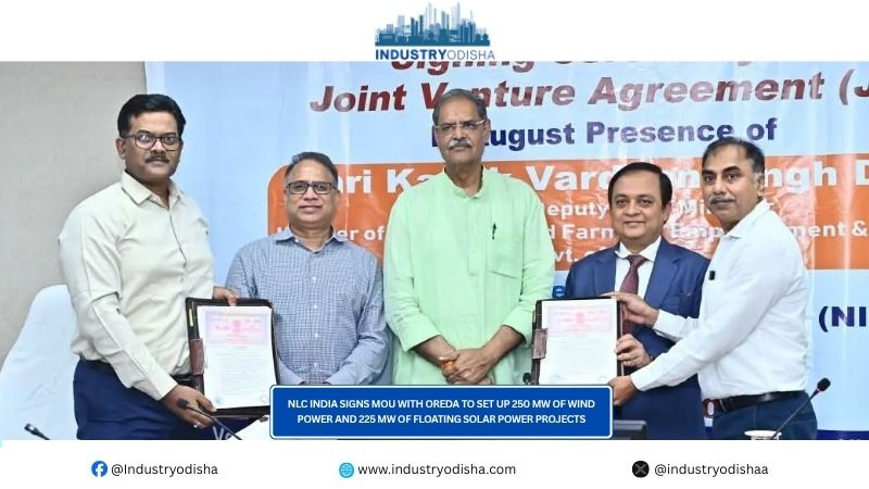 NLC India signs MoU with OREDA to set up 250 MW of wind power and 225 MW of floating solar power projects NLC India signs MoU with OREDA to set up 250 MW of wind power and 225 MW of floating solar power projects