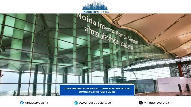 Noida International Airport: Commercial Operations Commence, First Flight Lands Noida International Airport Commercial Operations Commence, First Flight Lands