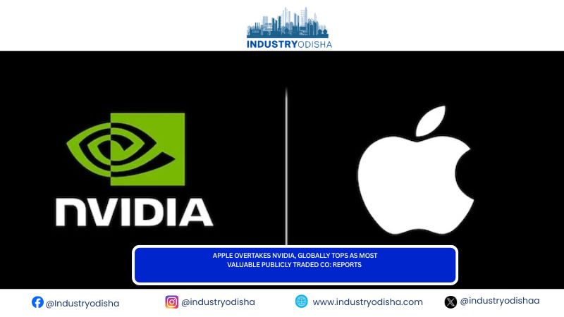 Apple Overtakes Nvidia, Globally Tops As Most Valuable Publicly Traded Co: Reports apple nvidia