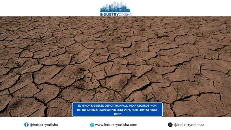 El Nino-Triggered Deficit Rainfall: India Records “40% Below-Normal Rainfall” In June 2026, “5th Lowest Since 1901” El Nino-Triggered Deficit Rainfall India Records “40% Below-Normal Rainfall” In June 2026, “5th Lowest Since 1901”