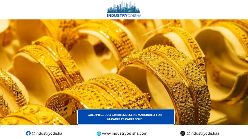 Gold price July 13: Rates decline marginally for 24-carat, 22-carat gold gold rate