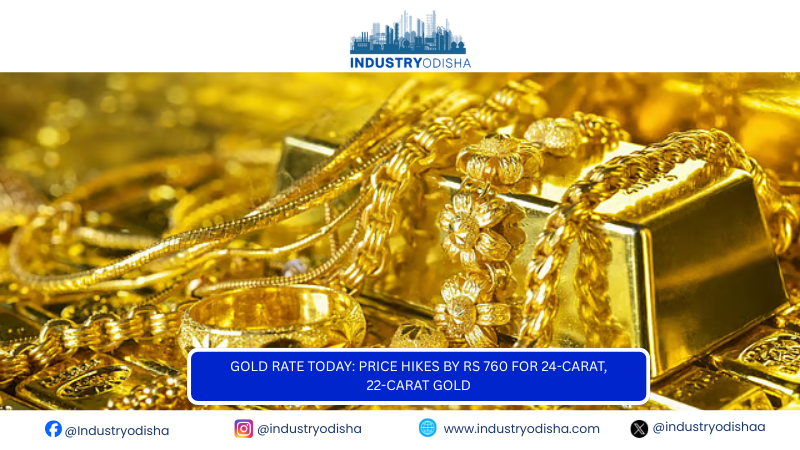 Gold rate today: Price hikes by Rs 760 for 24-carat, 22-carat gold gold price today