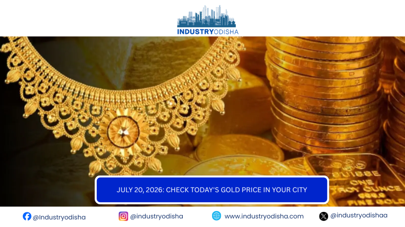 July 20, 2026: Check today’s gold price in your city gold price today