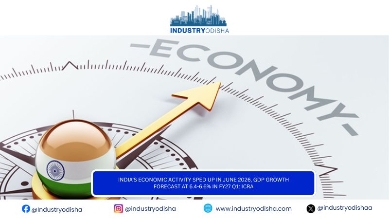 India’s Economic Activity Sped Up In June 2026, GDP Growth Forecast At 6.4-6.6% In FY27 Q1: ICRA India’s Economic Activity Sped Up In June 2026, GDP Growth Forecast At 6.4-6.6% In FY27 Q1: ICRA