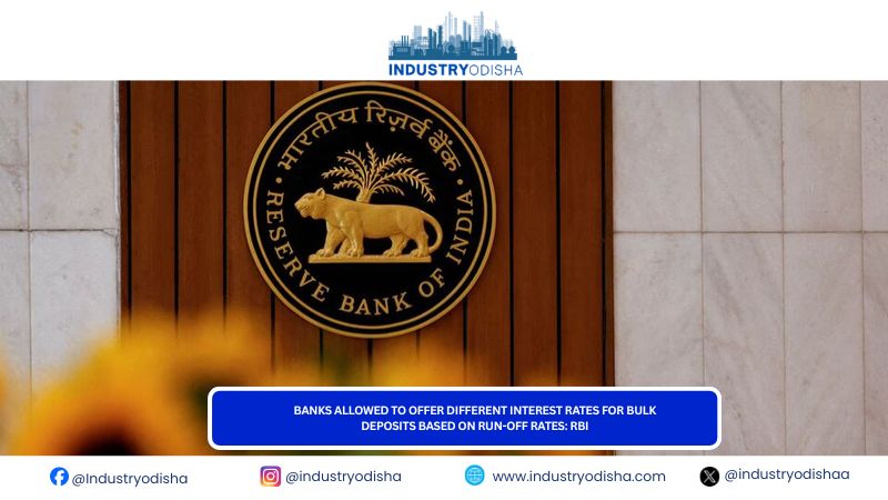 Banks Allowed To Offer Different Interest Rates For Bulk Deposits Based On Run-Off Rates: RBI