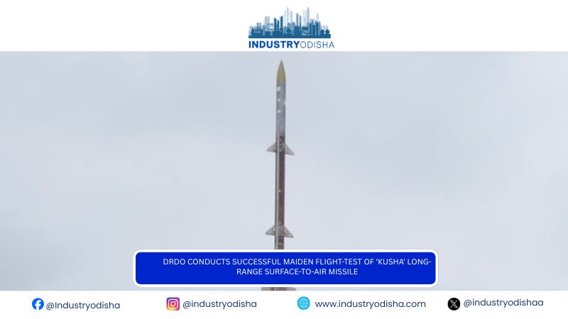 DRDO conducts successful maiden flight-test of ‘Kusha’ Long-Range Surface-to-Air Missile DRDO conducts successful maiden flight-test of ‘Kusha’ Long-Range Surface-to-Air Missile