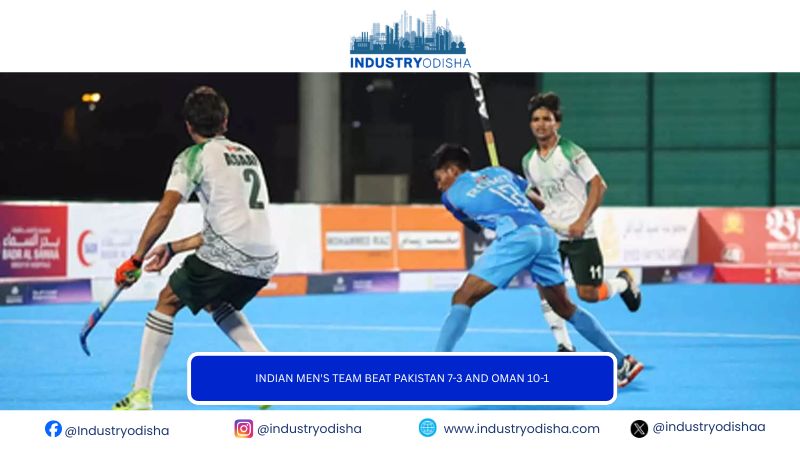 Indian Men’s Team beat Pakistan 7-3 and Oman 10-1 Indian Men's Team beat Pakistan 7-3 and Oman 10-1