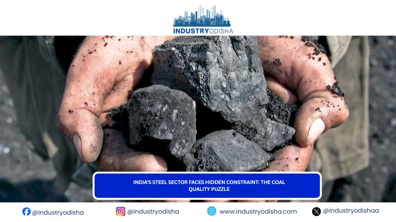 India’s Steel Sector Faces Hidden Constraint: The Coal Quality Puzzle