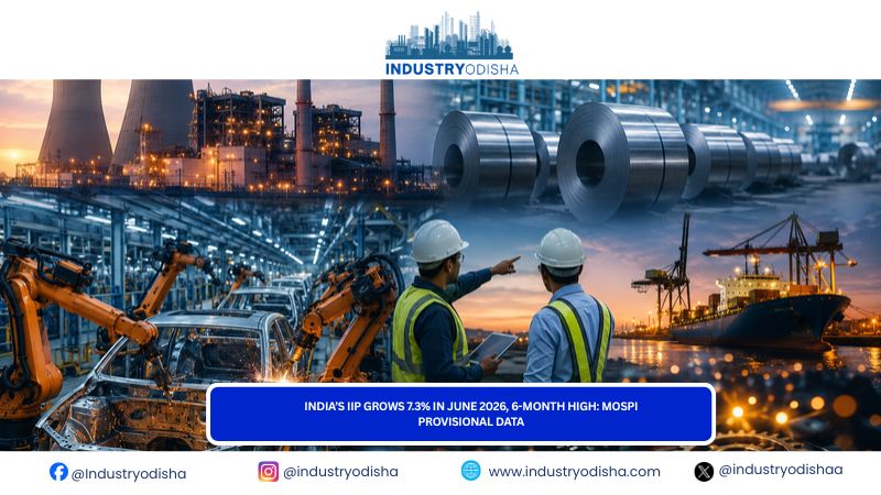 India’s IIP Grows 7.3% In June 2026, 6-Month High: MoSPI Provisional Data