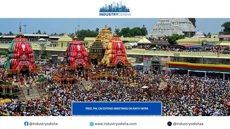 Prez, PM, CM extend greetings on Rath Yatra Prez, PM, CM extend greetings on Rath Yatra