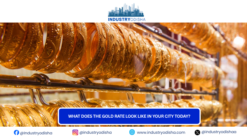 What does the gold rate look like in your city today? gold rate today