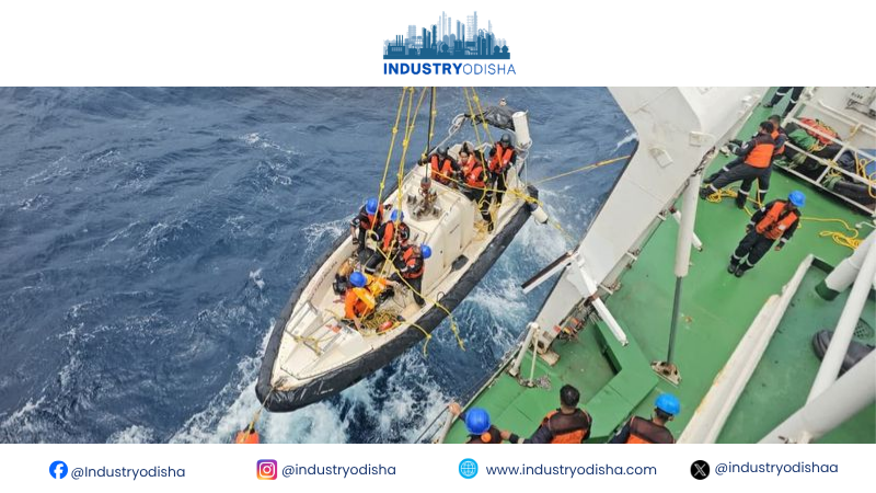 2 Chinese crew rescued after MV Ocean Winner sinks off Odisha, probe continues mv ocean winner odisha