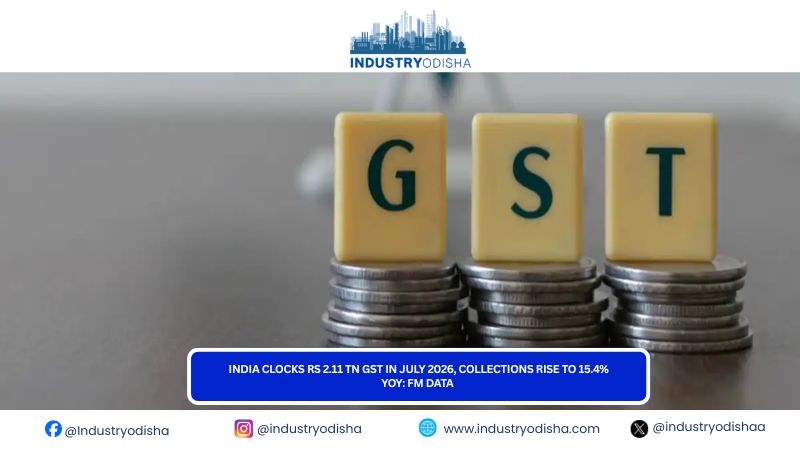 India Clocks Rs 2.11 Tn GST In July 2026, Collections Rise To 15.4% YoY: FM Data