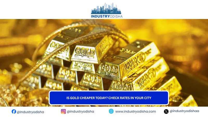 Is gold cheaper today? Check rates in your city gold rate today
