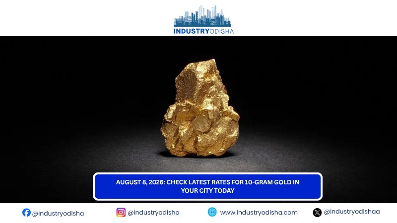 August 8, 2026: Check latest rates for 10-gram gold in your city today gold rates