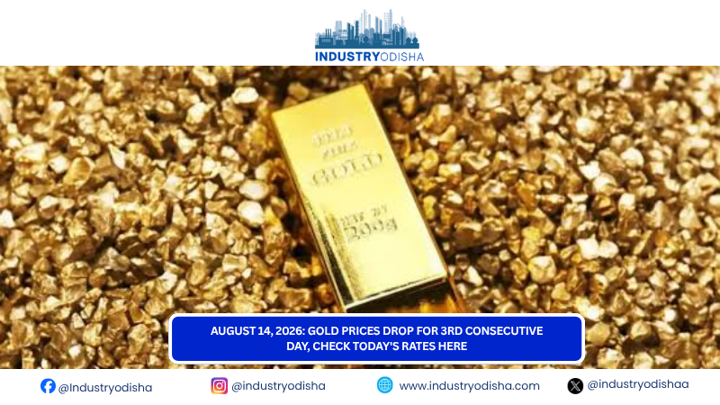 August 14, 2026: Gold prices drop for 3rd consecutive day, check today’s rates here gold rates today
