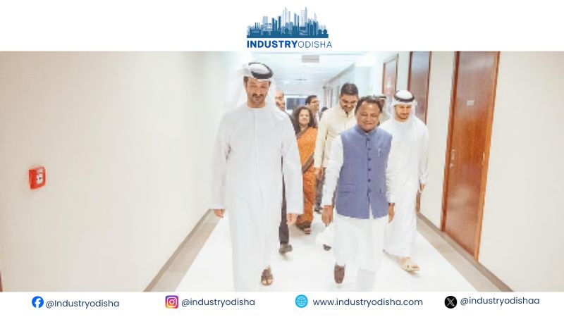 CM Mohan Charan Majhi Meets UAE Minister Abdulla Bin Touq Al Marri